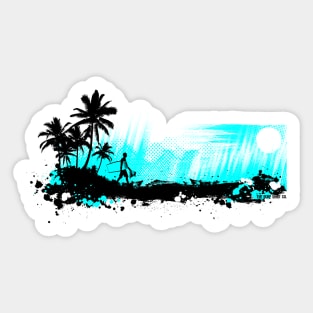 Tropicana boogie Sticker